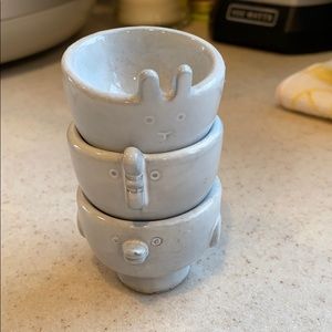 Egg cups Easter spring